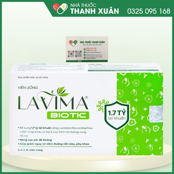 Lavima Biotic - Giúp bổ sung lợi khuẩn, hỗ trợ tăng cường sức đề kháng